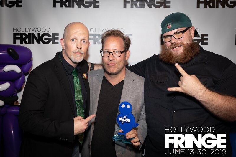 "BEST CABRET/VARIETY" for BLACKBOXING at 2019 Hollywood Fringe Festival